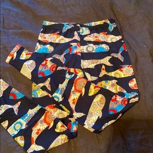Soft material whale leggings